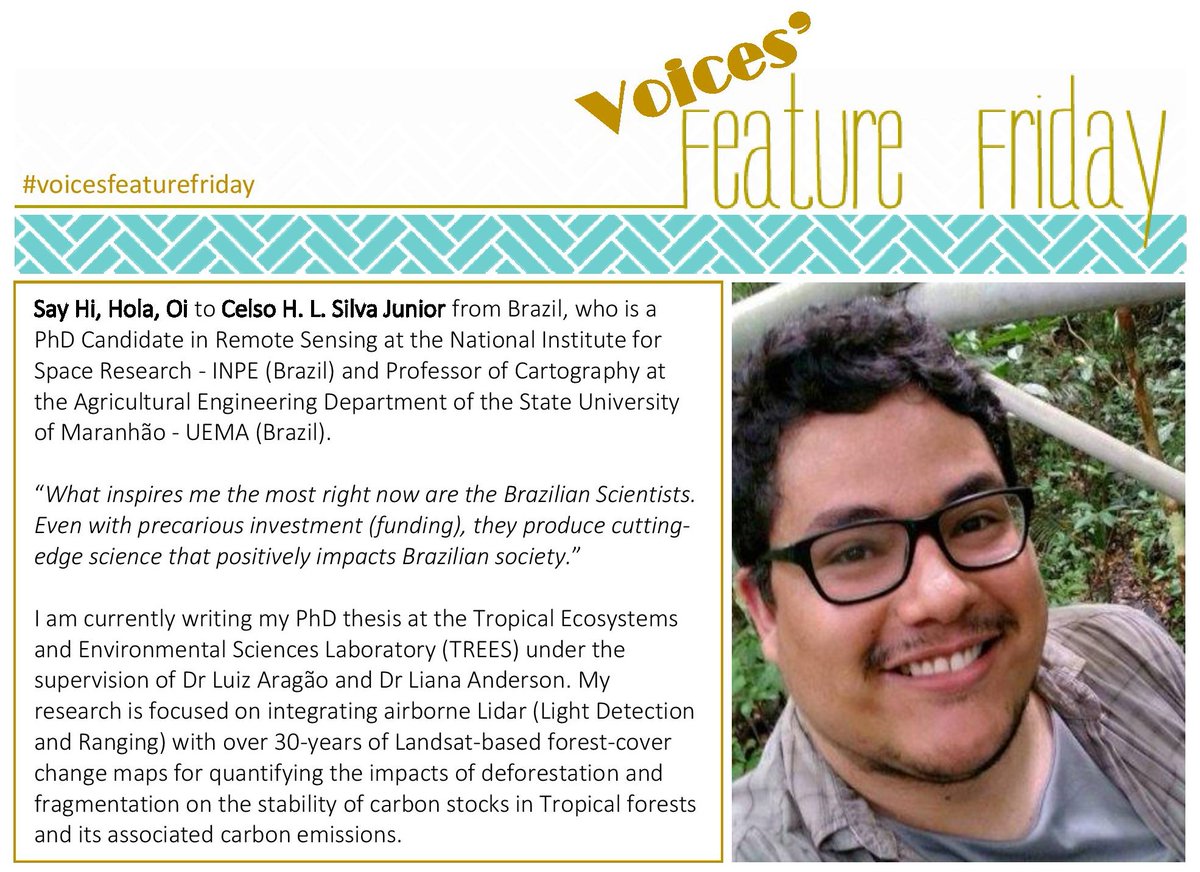 Today on #voicesfeaturefriday say Hi, Hola, Oi to Celso Silva Junior @celsohlsj from #Brazil! 
#voicesfromdevelopingcountries