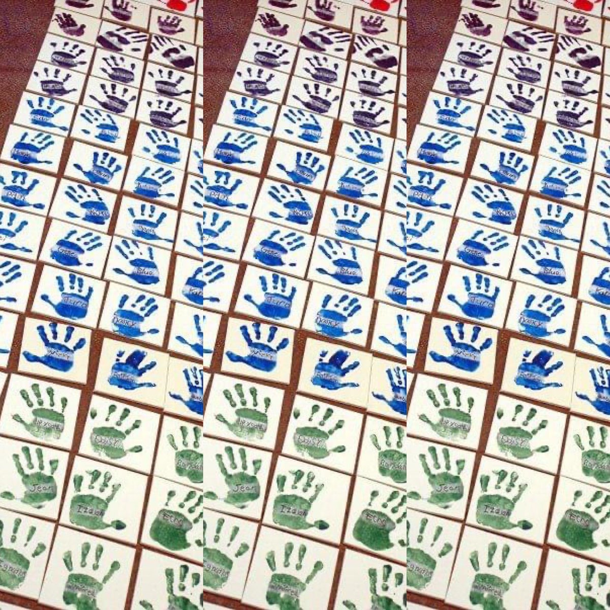 April is #childabusepreventionmonth I did this handprint project for a human rights exhibit several years ago - PreK students created the handprints & 2nd graders named them. It showed the total number of deaths in a one month period. 151 children die monthly due to neglect/abuse