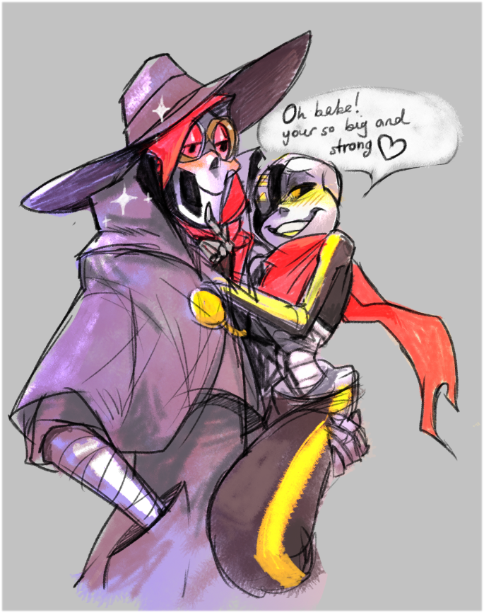 PudgyChee's tweet photo. They're so silly.
Also the pose looks almost identical to @S_E_Sagas but it wasn't intentional, just turned out that way! hehe! #fontcest #underrewind #huntertales #rewindsans #hunterpapyrus #danksketchery https://t.co/2lGMmcSrEv
