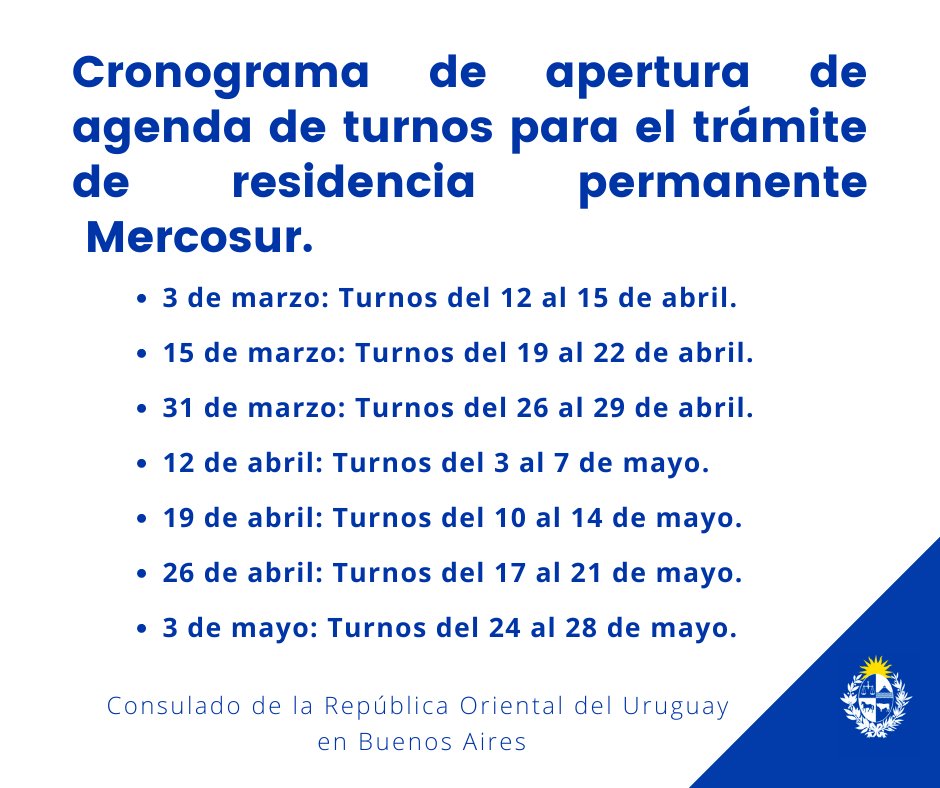 Consulado de Uruguay en Buenos Aires 🇺🇾🇦🇷 tweet media