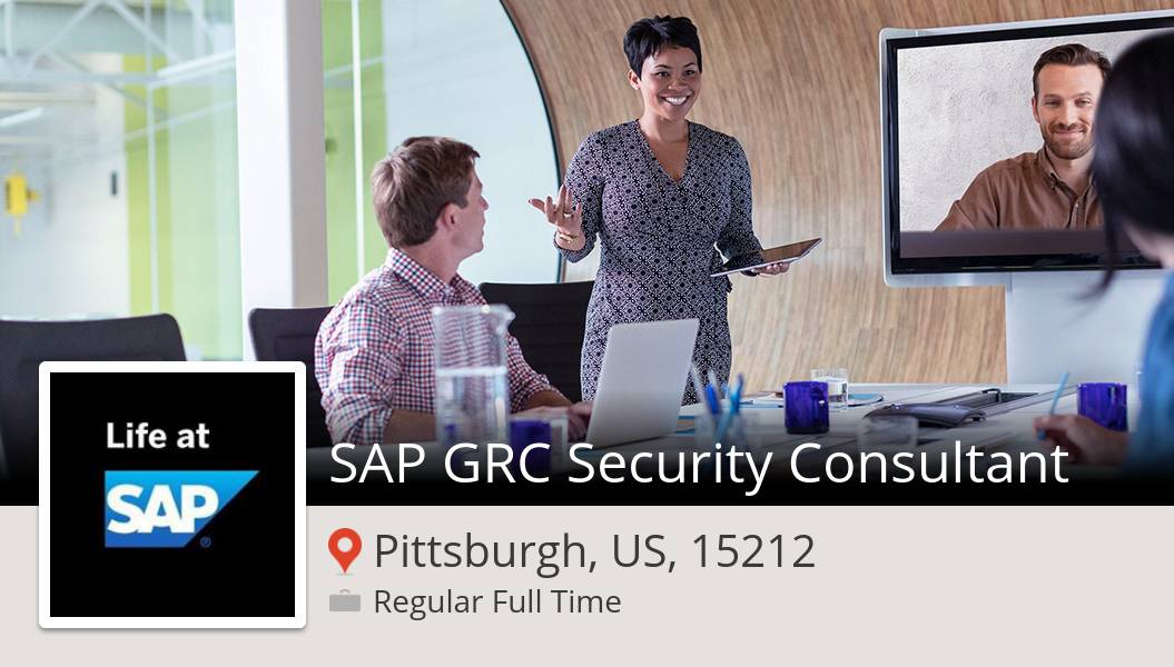 SAP GRC #Security #Consultant (#PittsburghUS15212) workfor.us/lifeatsap/r71fr #job #JobsAtSAP