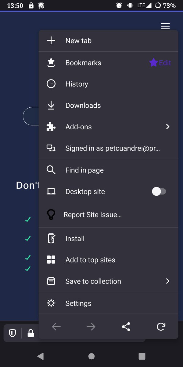 We also have a new menu. I like the bookmark icon for edit.