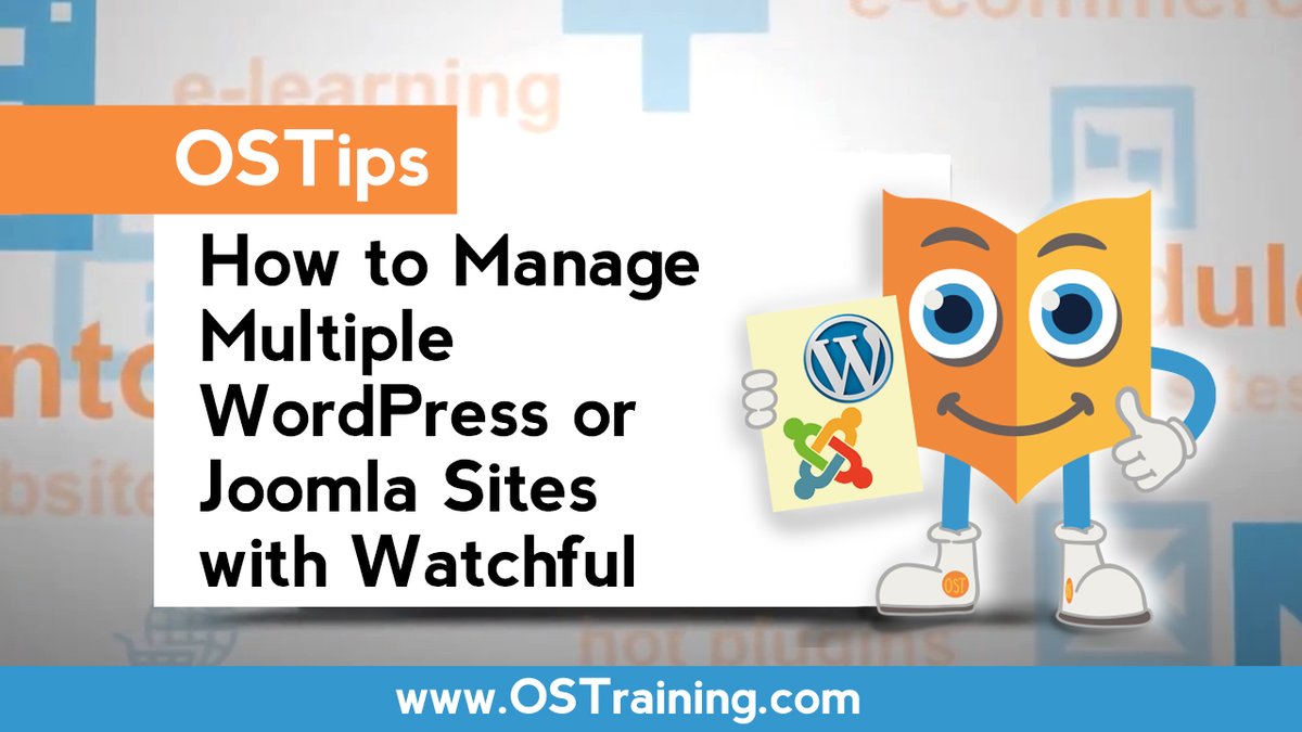 OSTraining's tweet photo. OSTips: How to Manage Multiple #WordPress or #joomla Sites with Watchful
Watchful takes the hassle of site management & brings it into one dashboard. (NOT sponsored by Watchful)
https://t.co/VBvbeCKjA9
#siteadmin #ostraining #workfromhome #joomlers #wordpresstips #wptraining https://t.co/UyYSpFqVIr