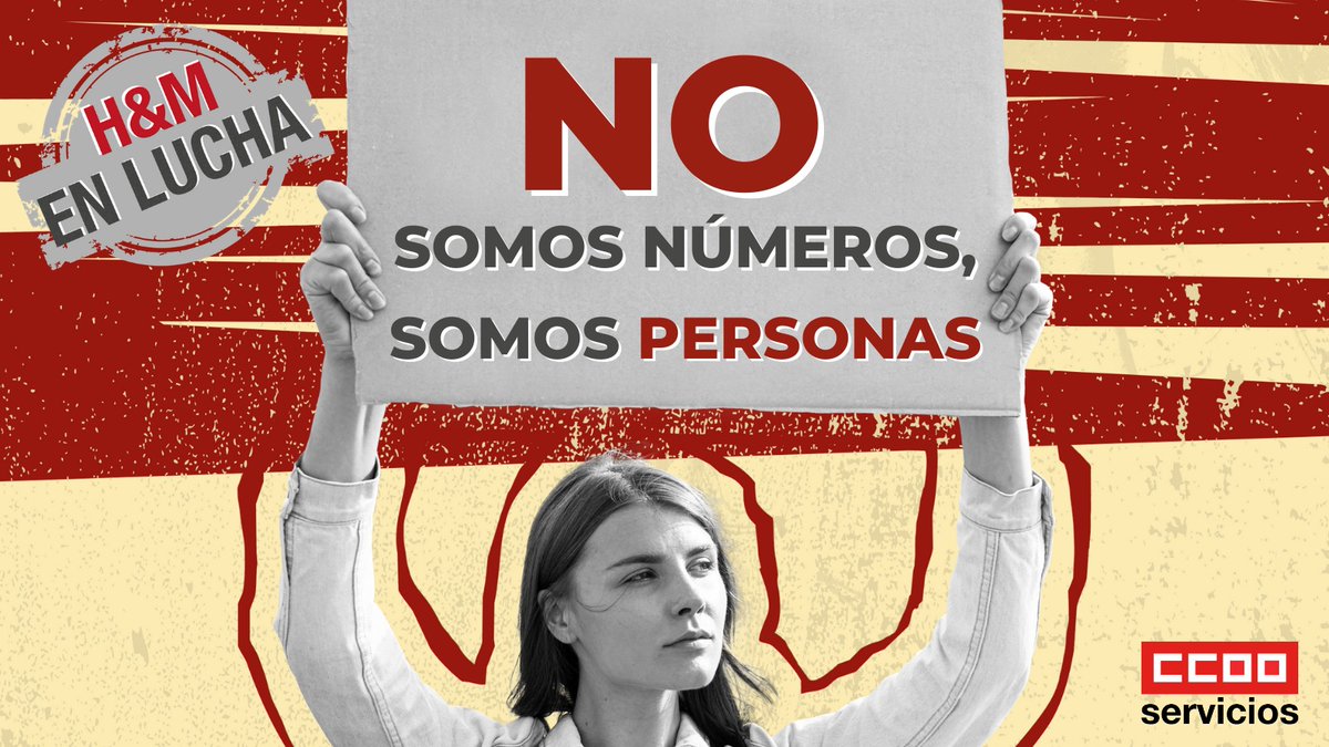 ComercioCCOO's tweet photo. 1.100 son las personas que @hmespana quiere despedir.
No es solo un número.

⛔ Este #EREhm es inaceptable, injusto y desproporcionado.

No lo vamos a permitir. #CCOOActúa https://t.co/YZ8hgUAea6