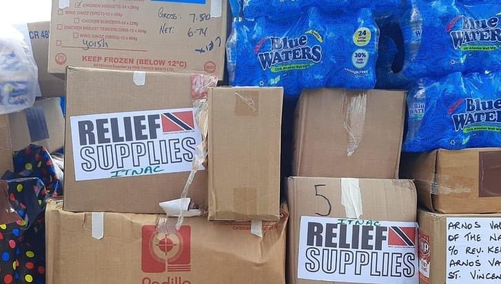 Is There Not A Cause (ITNAC) began their work even before the eruption happened. Relief supplies have already arrived in SVG, which a second shipment arriving this morning. : 1 868 394 2042Big up St. Lucia on this too!   #CaribbeanStrong