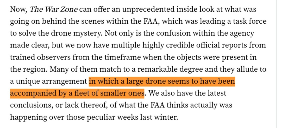 16  Des lumières ont été signalées, parfois clignotantes ou fixes, blanches, rouges ou vertes . Un gros drone semble avoir été accompagné d'une flotte de plus petits.(Très important : Gardez en mémoire les informations avec ) https://www.nytimes.com/2020/01/01/us/drones-FAA-colorado-nebraska.html