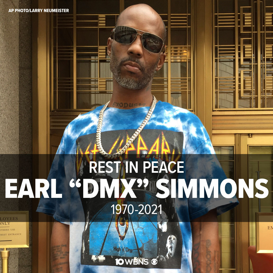 REST IN PEACE: Earl Simmons, better known as the rapper DMX, has died at the age of 50. The Grammy-nominated performer died after suffering “catastrophic cardiac arrest,” according to the hospital. | bit.ly/2OAuKLr #10TV