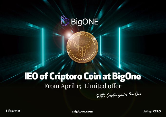 FaheemEjaz19's tweet image. #CTROTOKEN #CRIPTORO #CRIPTOROCOIN #TOKENSALES #CRYPTOEXCHANGE #CRYPTOCURRENCY #BLOCKCHAIN #BITCOIN #DEFI #INVESTMENT #FUTURE #EFID.