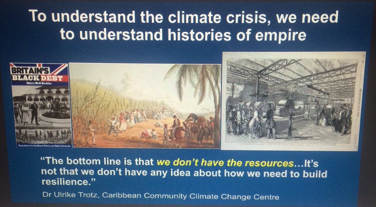 “To understand the climate crisis, we need to understand histories of empire”. Yes!  @Leon_Ayo  #GAConf21