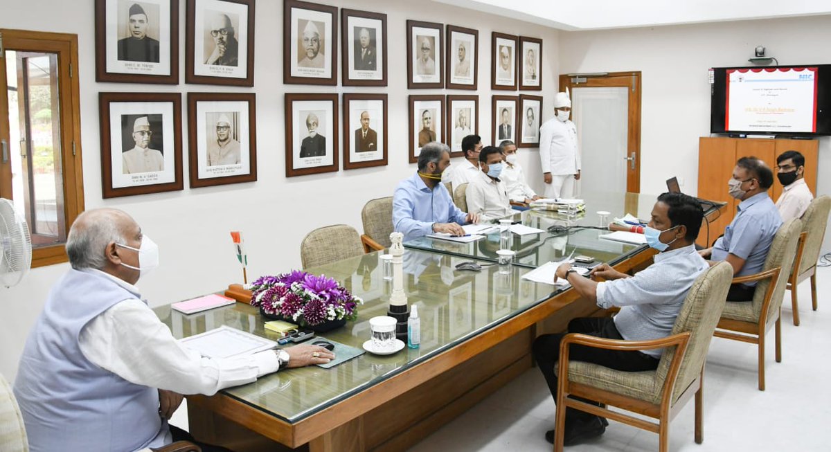 V P Singh Badnore tweet media