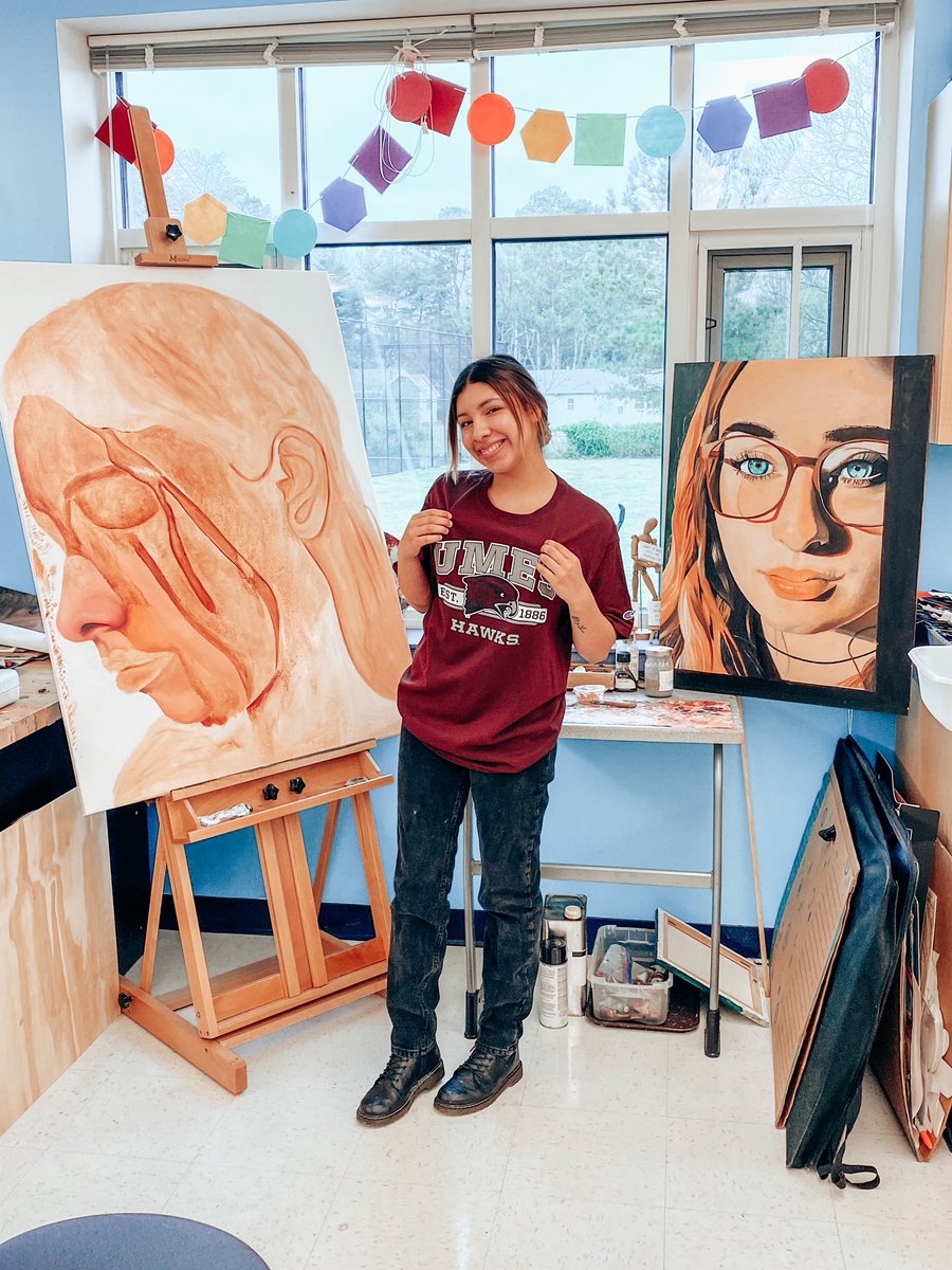 Ahhh, she got accepted today to <a href="/UMES_Admissions/">UMES Admissions & Recruitment</a> and we are beyond proud. Look out world she is continuing her art education 🎨 #imnotcryingyourcrying