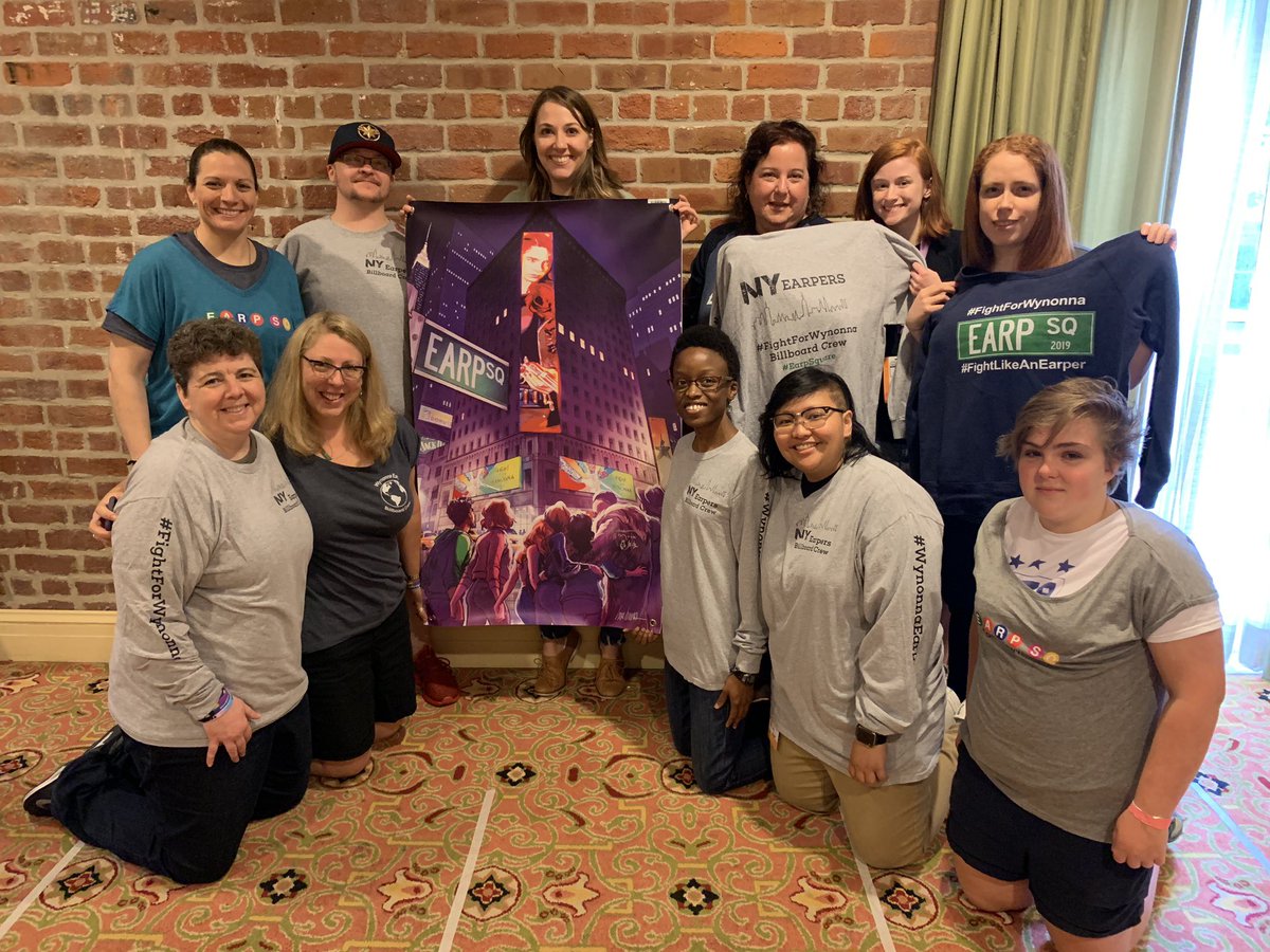 Four. You crazy  #Earpers   are a gift in itself. You inspire me. You teach me. I cry with you. I laugh with you. I had an entire career in comics before I met you but you’re unlike anything else I’ve experienced. Every convention is like family. Every show a joy. I love you.