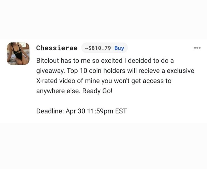 Started my #bitclout For those who haven't heard of this yet its almost as if Twitter and Bitcoin had<a href="/tag/bitclout"class="tags">#bitclout</a>