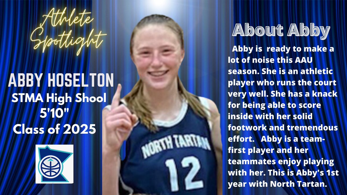 North Tartan Athlete Spotlight <a href="/HoseltonAbby06/">Abby Hoselton</a> is more than ready to open eyes this season!