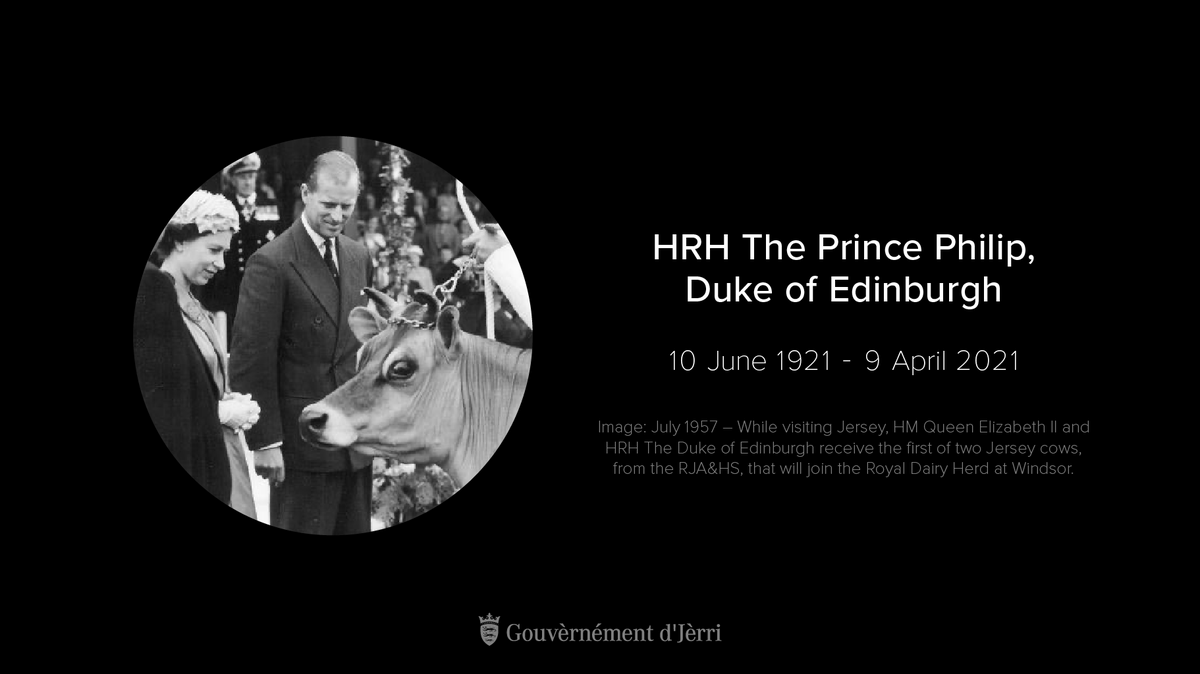 We'd like to express our sadness at the death of HRH The Duke of Edinburgh. A steadfast supporter of HM The Queen for over 70 years, he visited Jersey 7 times and was patron of several Island charities. He'll be remembered for his service, humour and commitment to charity.