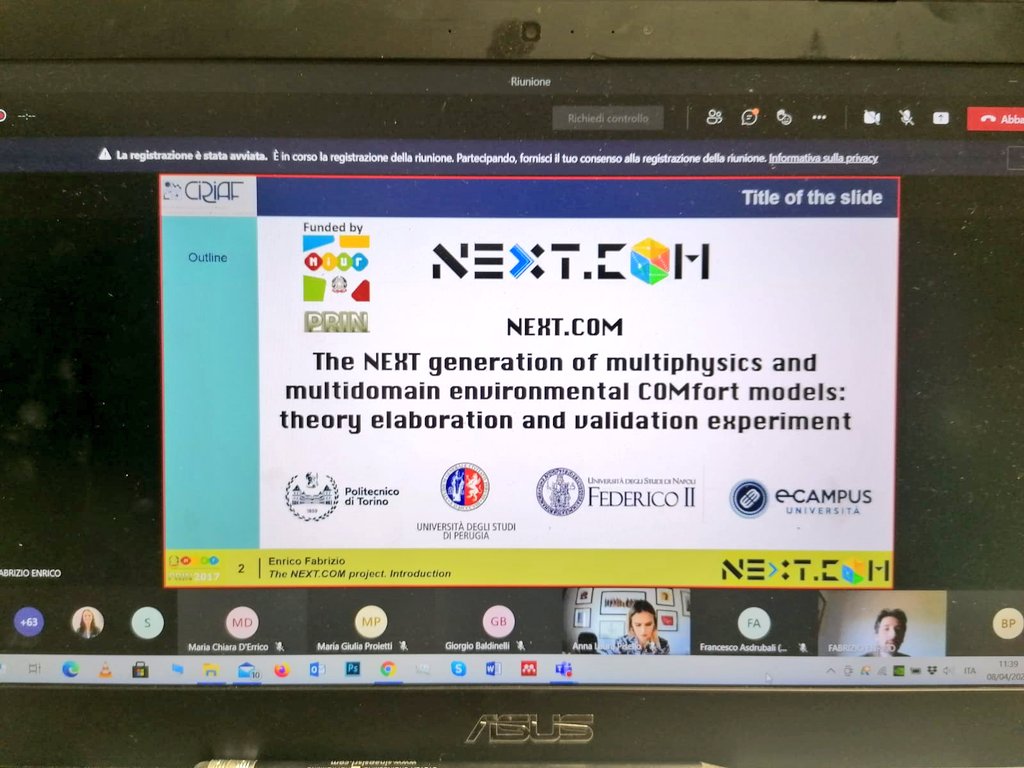 AnnaLauraPisell's tweet image. Great to have been part of the XXI #CIRIAF conference on #SustainableDevelopment with an international session of #EAPLAB.EU dedicated to #comfort in #greenbuilding and #PRIN #NEXT.COM with @EnricoFabrizio2 @ABuonomano @PoliTOnews @uni_ecampus @UniperugiaNews @FCotana