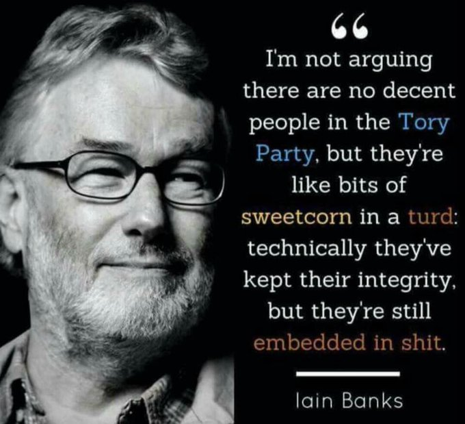 docrussjackson's tweet image. Iain Banks' words get more true with each passing day.