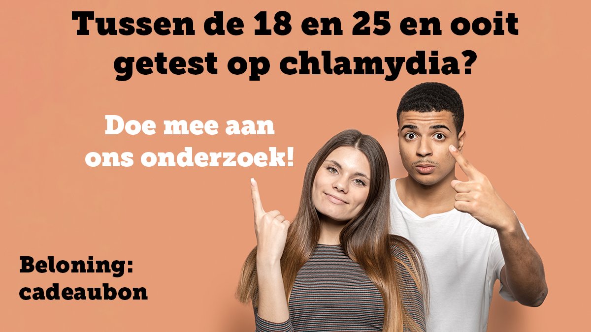 SenseInfo's tweet photo. @soaaids_nl onderzoekt de mening van #jongeren (18-25) over het huidige #chlamydia #testbeleid en mogelijke veranderingen daarin. Geef jongeren de kans om hun stem te laten horen! Verwijs ze naar: https://t.co/rlvXU6StHo. https://t.co/ljQWWmaZM4