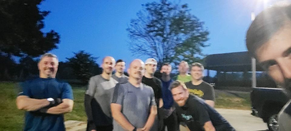 10PAX(3EC). Slinky Q. Mosey to get the🩸flowing. WU. Partner🏔sprints w/ core work. Picnic table work (LRS+Derkin). Lap. More shelter work including Slinky’s fav, J-Lo. Lap. Plank work. 2mi covered.

COT:🙏for 3xMILs. 🙏Jaxon.

Welcome FNG🌲Tree Shaker🐊!
<a href="/f3jocoga/">@F3JOCOGA</a> <a href="/F3Raleigh/">F3 Raleigh</a>