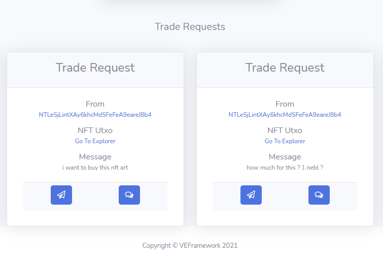 fyziktom's tweet photo. And also two requests for #Neblio #NFT trading π
But also few bugs...so back to work π
#Crypto #NFTs #Nebl $Nebl $Neblio #Bitcoin
#blockchain #NFTCommunity #NFTmarketplace #dApp #opensource #VEFramework #Microsoft #dotnetcore #JavaScript https://t.co/J2mU3b95AX