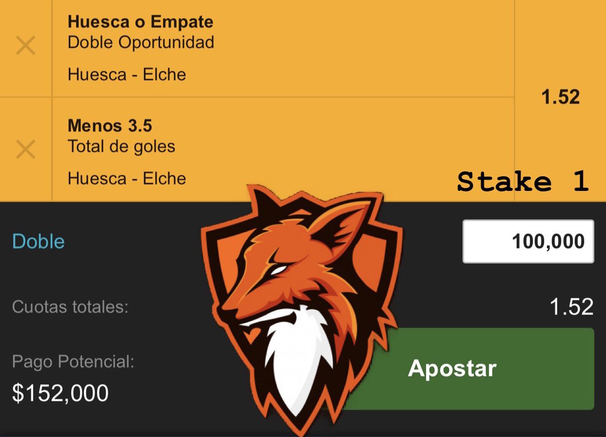 ZorroBets's tweet photo. APUESTA PARA HOY 9 DE ABRIL!! 🚨🚨🚨

Stake 1 📌

Huesca viene jugando realmente bien, necesita puntos para salir de la zona del descenso, pero por lo general son partidos con menos de 3 goles, Elche es un equipo realmente malo que aún no encuentra su juego 🦊🔥

🦊ZORRO NATION🦊 https://t.co/Sq8hAOpF0D