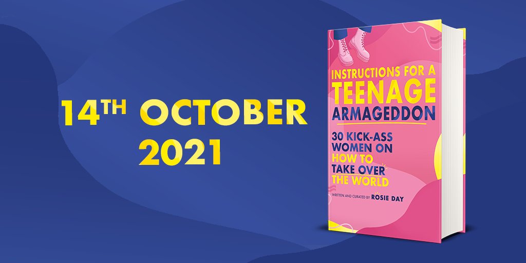 We are DELIGHTED to be publishing the must-have toolkit every girl needs to conquer their teenage years. This amazing book features personal essays from seriously kickass women all over the world! You can pre-order now: waterstones.com/book/instructi…  @rosiedaydream