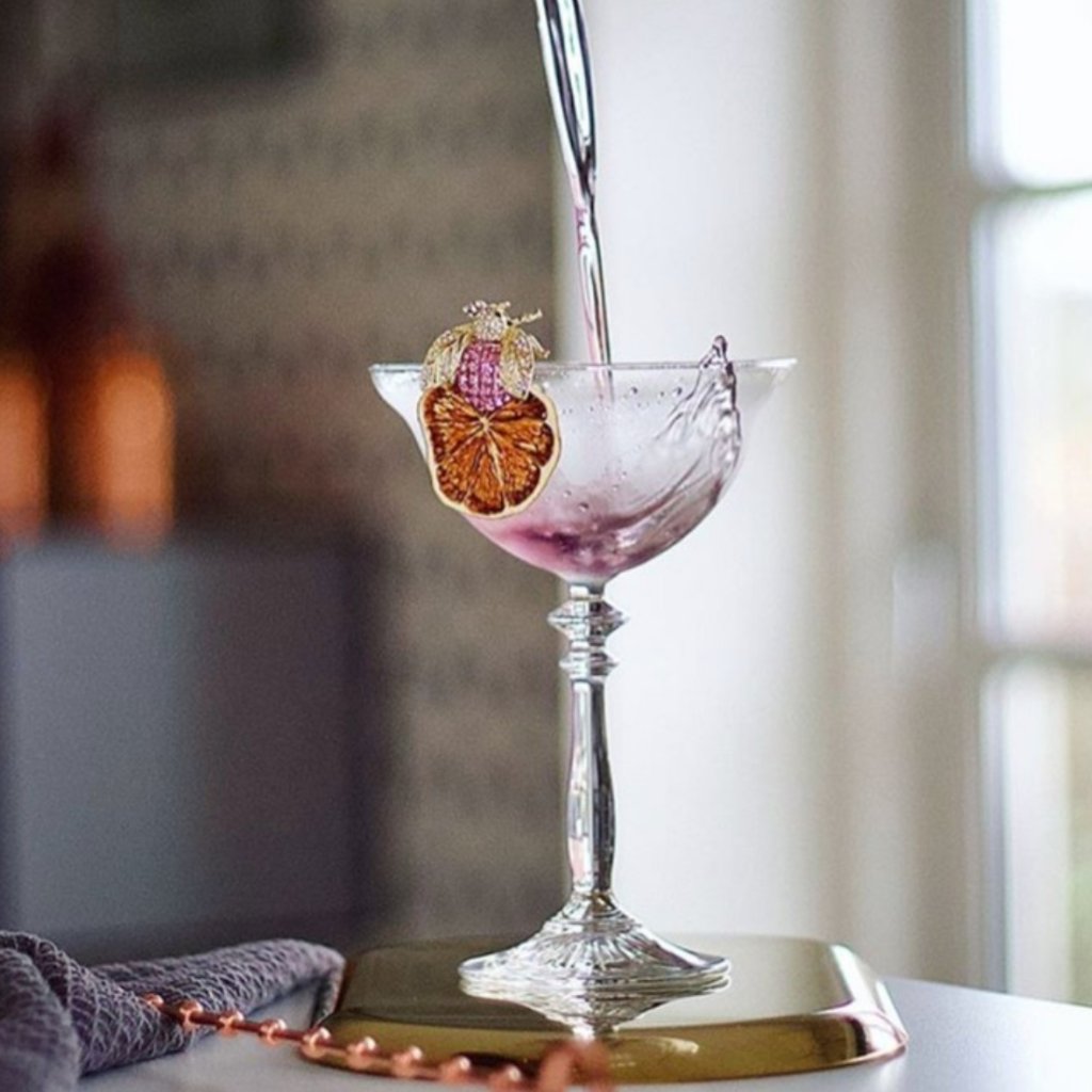 This masterpiece is called the Maven Santé.

Thank you to @thecocktail.blog for using our Blueberry &amp; Lemongrass and Yuzu &amp; Ginger Kokoro Liqueurs to make such a beautiful drink! Check out the full recipe on Instagram.