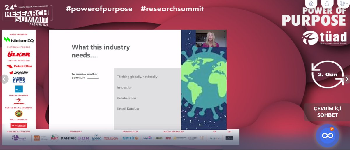 'What this industry needs? #ThinkingGlobally #Innovation #Collaboration #EticalDataUse @kristinluck  @ESOMAR  @scale_house  #AftertheResearchSummit #AraştırmaZirvesininArdından