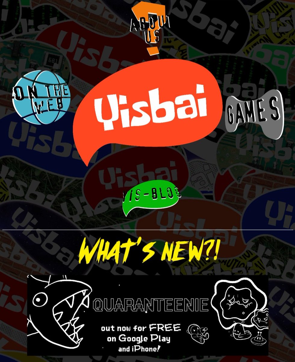 HEY, YOU! Our website's live! Check it out! 

There's not much on it yet, but at least it looks rad 😎

Yisbaigames.neocities.org

#gamedev #indiedev #mobilegames