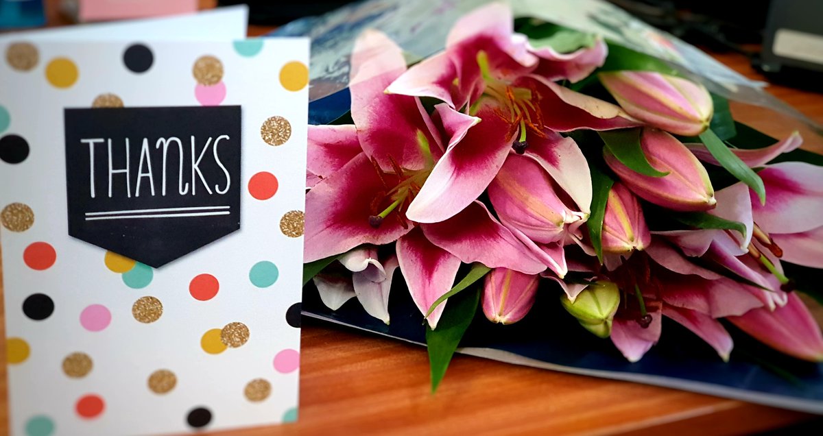 Some beautiful flowers received today for our Registered Manager Laura Mustard, from a Service User, for going "above and beyond!" 😍

#socialcare #careathome  #burnley #thankyou #LCC #communitycare #CARE #cqc