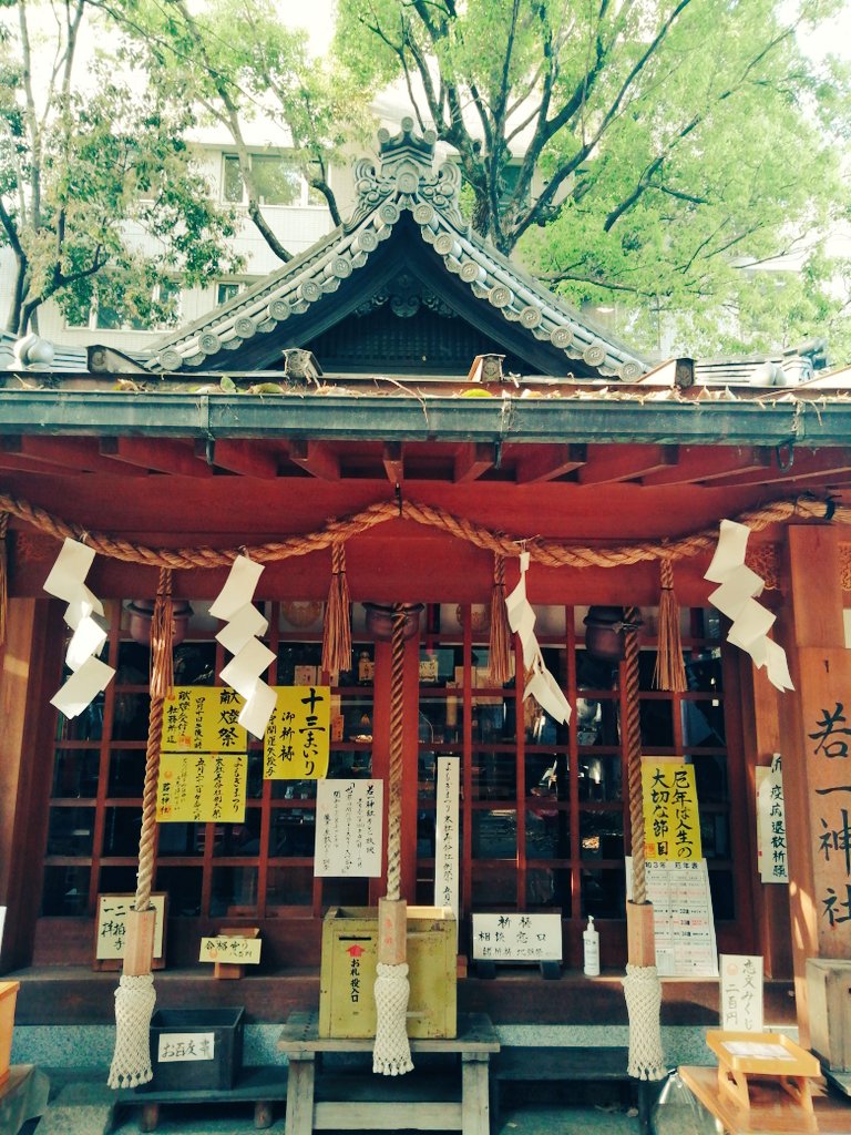 久しぶりの若一神社。
平清盛が創建し、神木に座敷わらしが宿っているとされる。
わが家にも遊びに来て〜✨✨✨ 