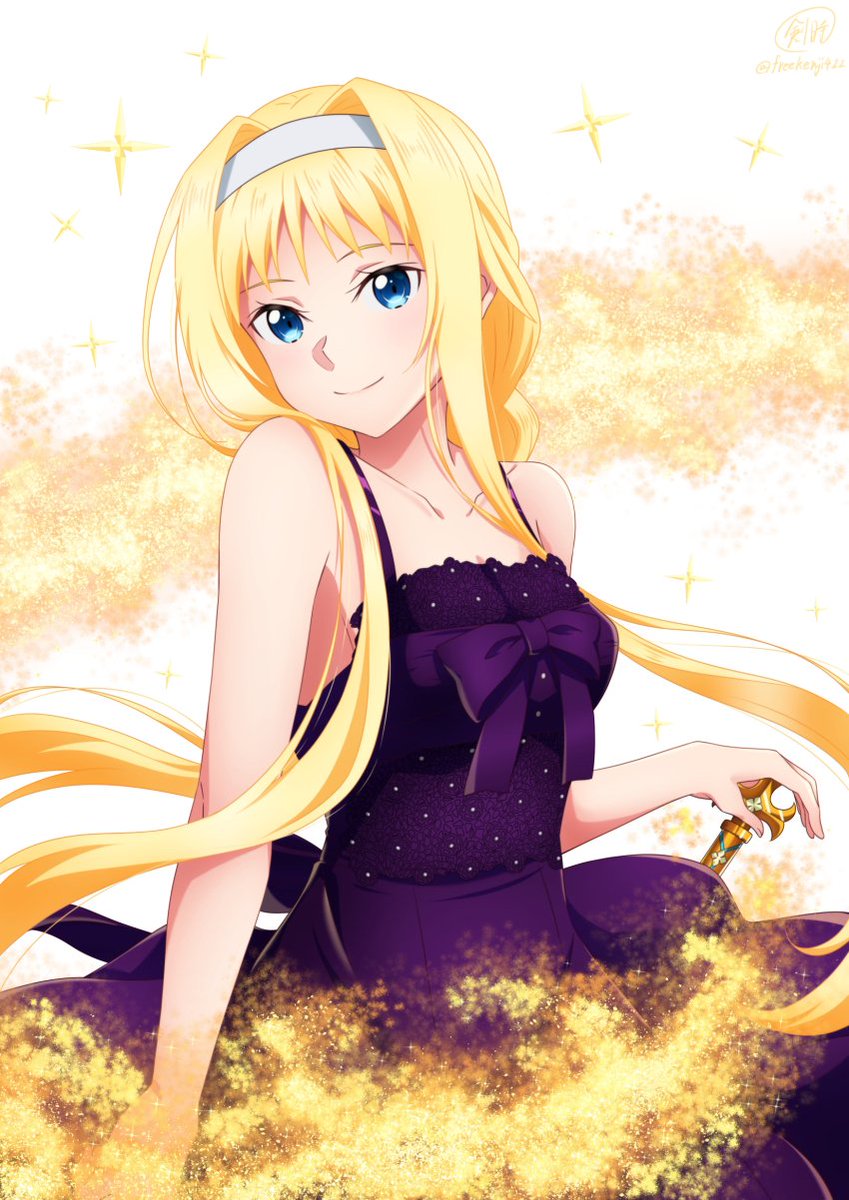 ElMundoShiro's tweet photo. Hoy celebramos el #Cumpleaños del personaje #AliceZuberg, también conocida como #AliceSynthesisThirty, la heroína del cuarto arco de la franquicia de "#SwordArtOnline", titulado "#ProjectAlicization". https://t.co/IPCS1oUDJV