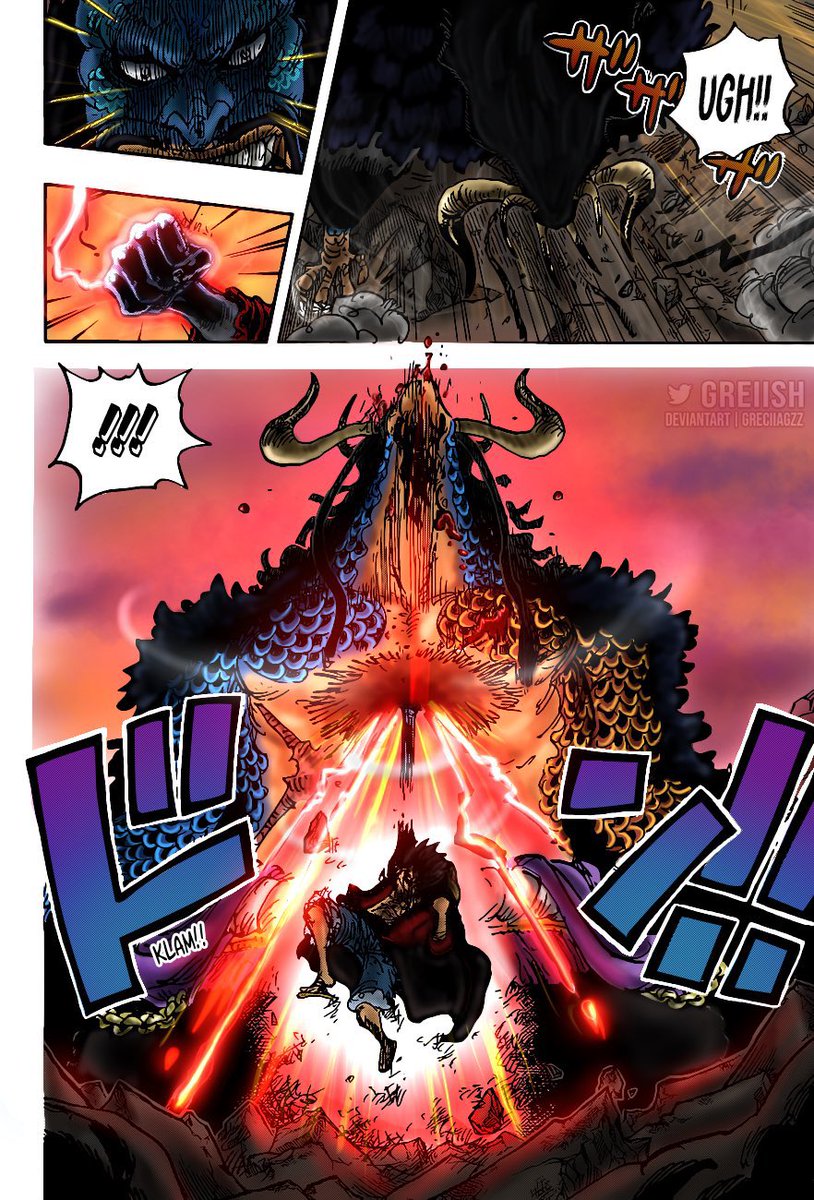 Grecia Luffy Vs Kaido This Time I Colored 3 Epic Pages From One Piece Chapter 1010 Thank You Tcbscans For Featuring My Colored Pages Aussi Publie Dans Grecia Luffy Vs Kaido This Time I Colored 3 Epic Pages From One Piece Chapter 1010 Thank You Tcbscans For Featuring My Colored Pages Aussi Publie Dans