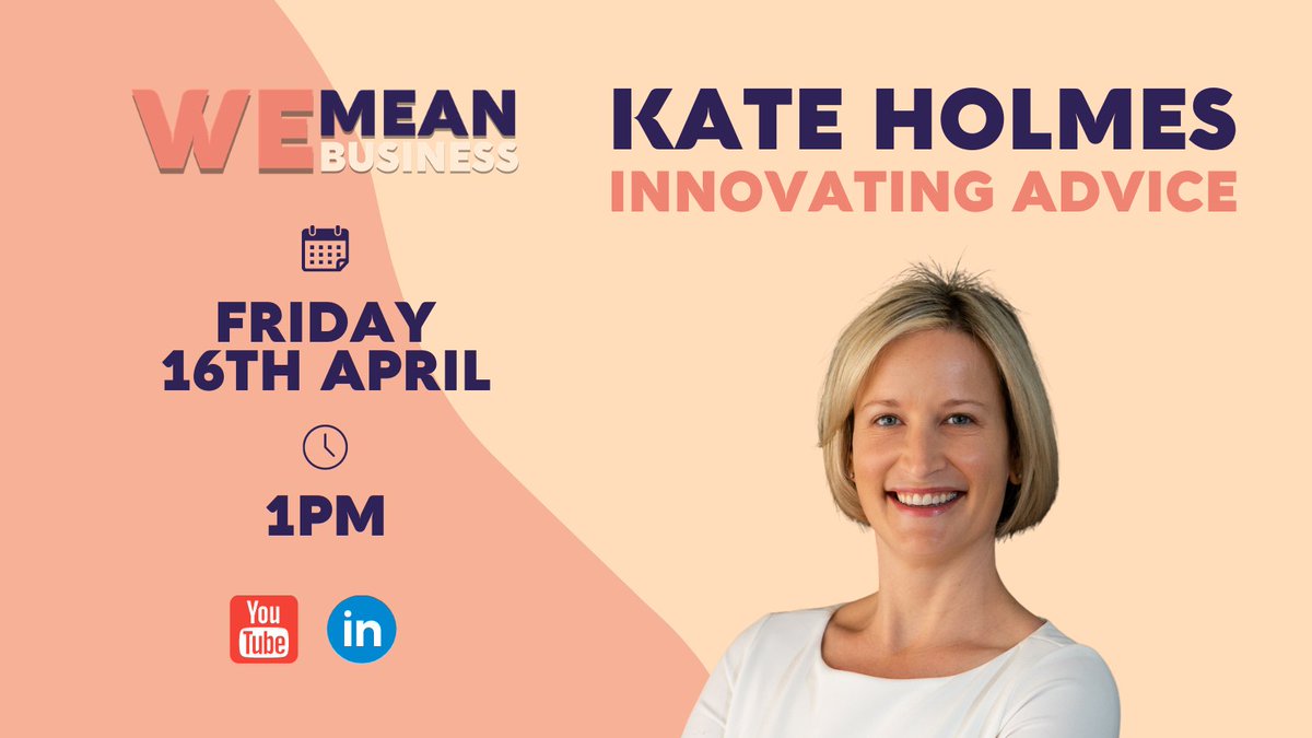 nextgenplannrs's tweet image. One week today ✨

Next Friday at 1PM Chanelle Pattinson launches We Mean Business as part of the NextGen Planners family.

In the first episode she will be chatting with @Kate_Holmes from @InnovatingAdvce in the US 💪

Register for reminders: bit.ly/3d1feRZ