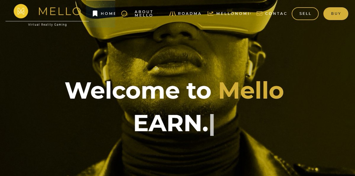 mellotoken.com
Welcome to Mello! Welcome to the Good Life!! Welcome to the Future!!! we are building the first ever VR crypto. Create the FUTURE YOU deserve.
#makemoneyo#earnmoney #earnmoneyonline #earnmoney #earnmoneyonlineusa #earnmoneyfromhome #earnmoneyonlineeasily