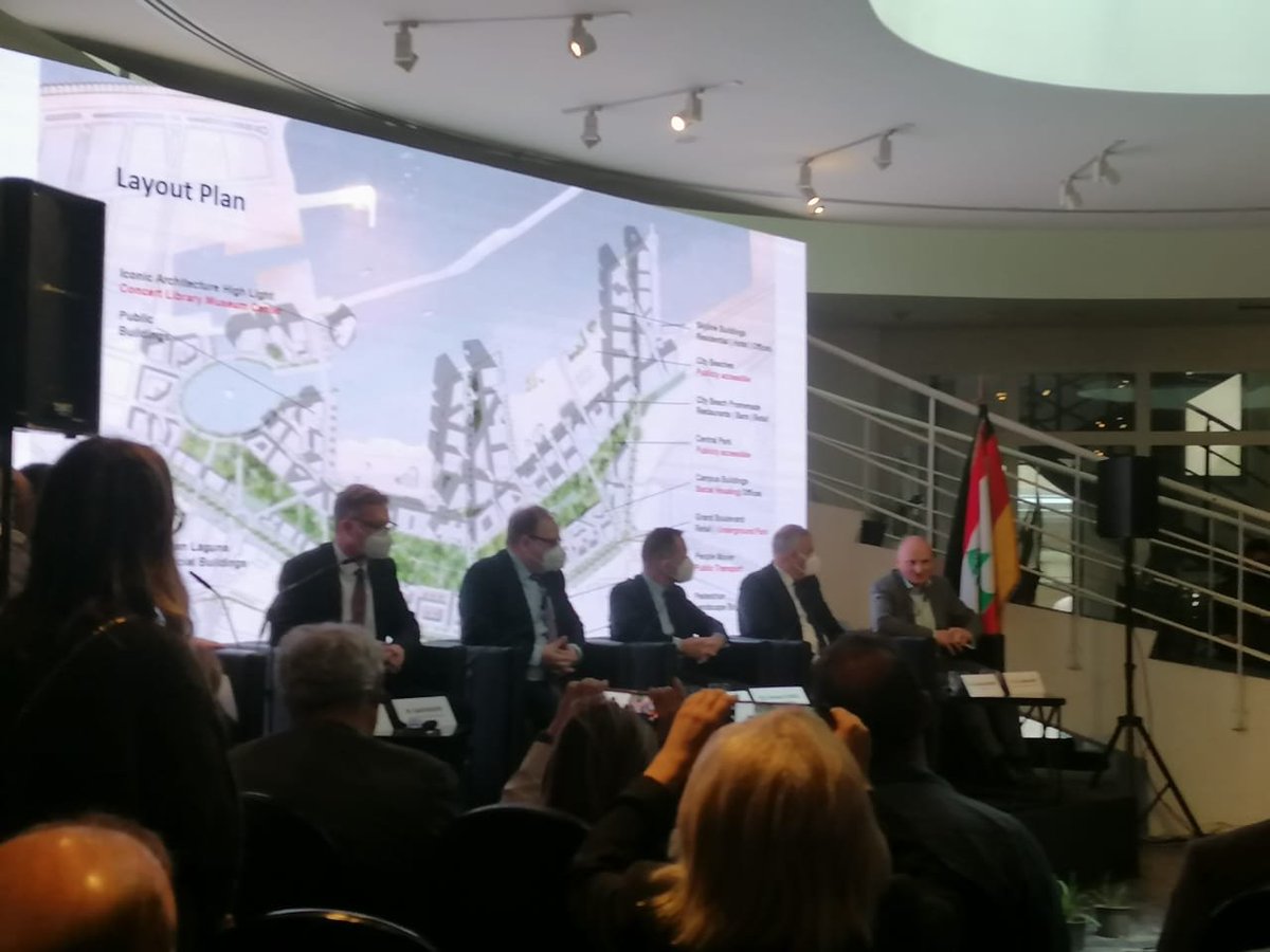 Andreas Kindl  @GermanEmbBeirut : "Such a big project can only be built only…if there’s accountability and transparency.""As soon as this is happening, there is a willingness from the international community to support the redevelopment of the port and Beirut".