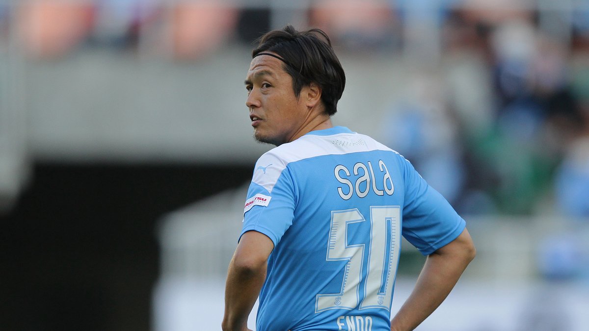 Endō left Gamba last October, although only on loan to second tier Júbilo Iwata in search of playing time.In fairness to the guy, he's 41 and currently on 1036 professional games. Hats off. 