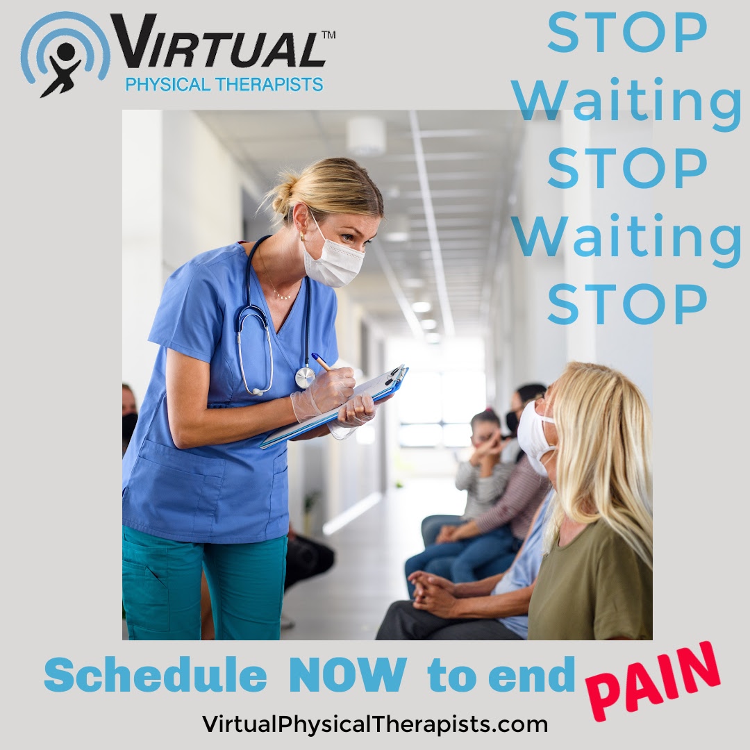 VirtPhys's tweet photo. Skip the wait in the ER. Try VPT and see a specialist right away. It's time to life your life pain-free.
#physicaltherapy #telept #telemed #tryPTfirst https://t.co/al0HNUhLRr