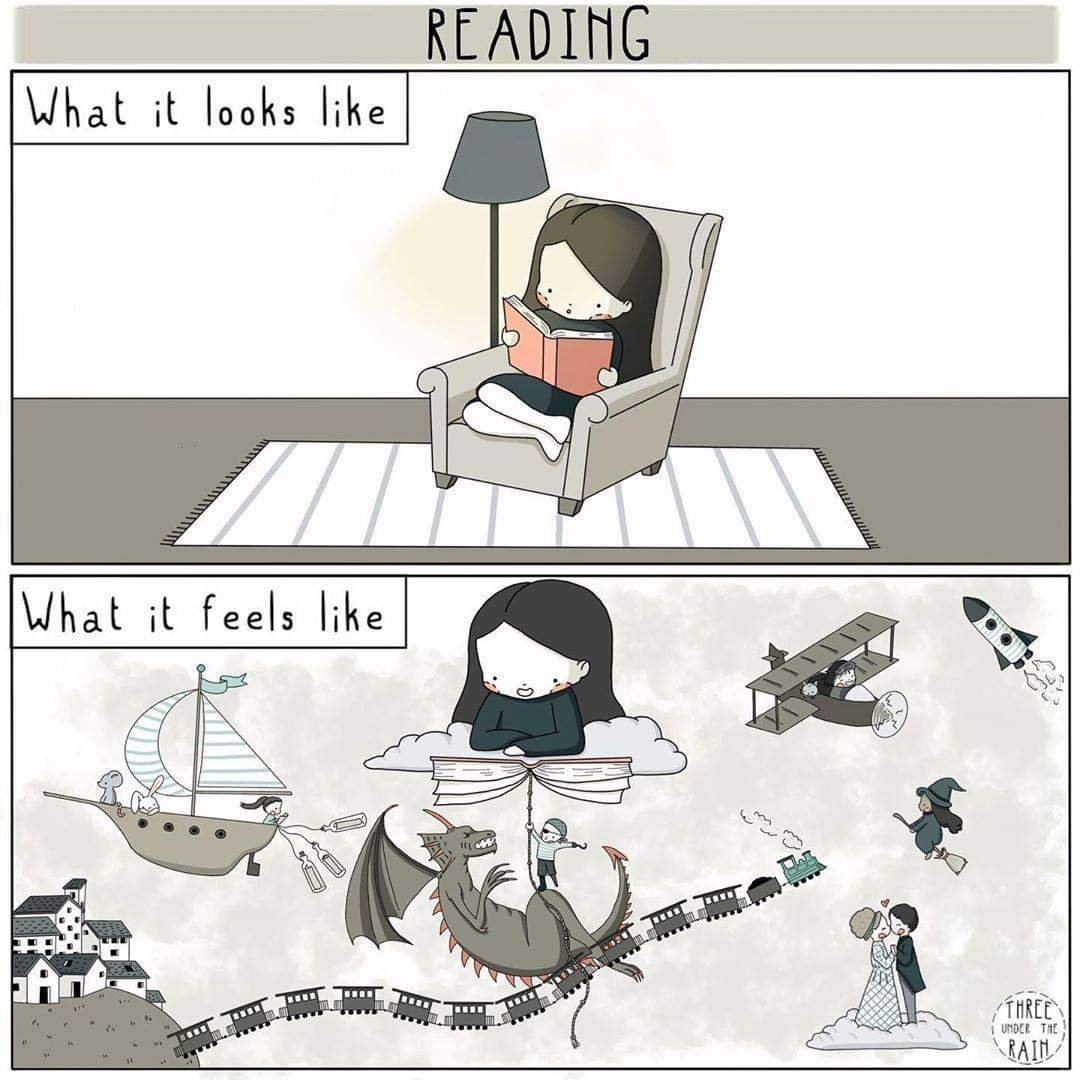 I saw this image and it is so true @PGSALCLibrary #readingforpleasure