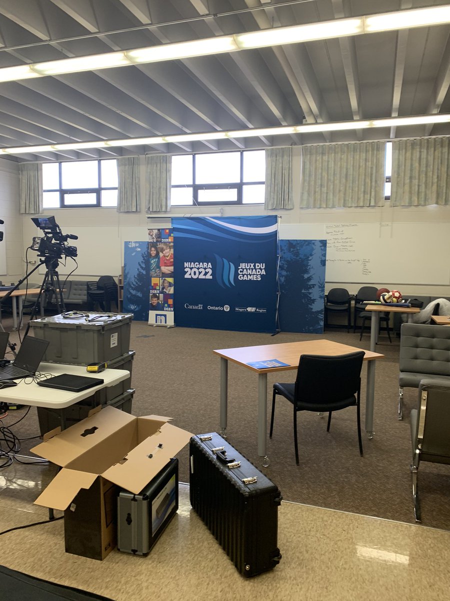 Getting all ready for our assembly beginning at 12:15 pm. Link is on virtual.dsbn.org. See you then <a href="/dsbn/">District School Board of Niagara</a>