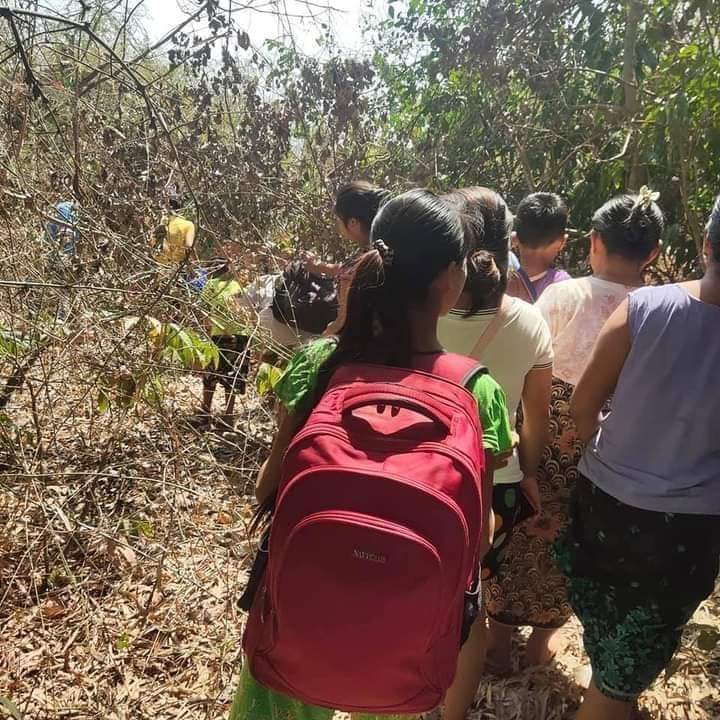 The coup army led by Min Aung Hlaing is killing dozens of civilians in Bago today by using RPG and machinegun.The situation is dire and we need help and more weapo  ns to fight back these terrorists. So far the death toll is46 and rising. People are fleeing the area.