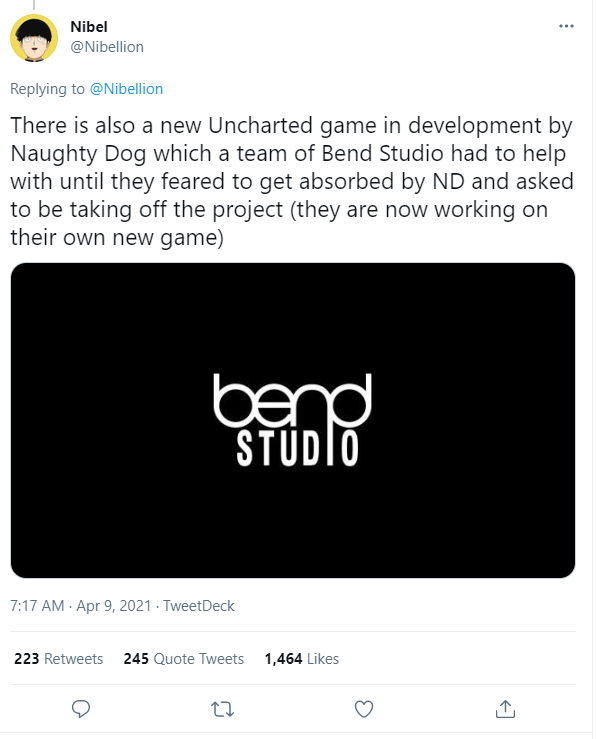 THEAP99's tweet photo. Having a variety of games is important now more than ever. 2-3 big AAA a year ain't gonna cut it anymore unless they get more studios. 

Also, I swear, if Naughty Dog ain't working on a new IP and it's truly justU5 and TLOUR, I am gonna be pissed.

#FireRyan #FireHulst #TakeRisks https://t.co/aGgWVumED2