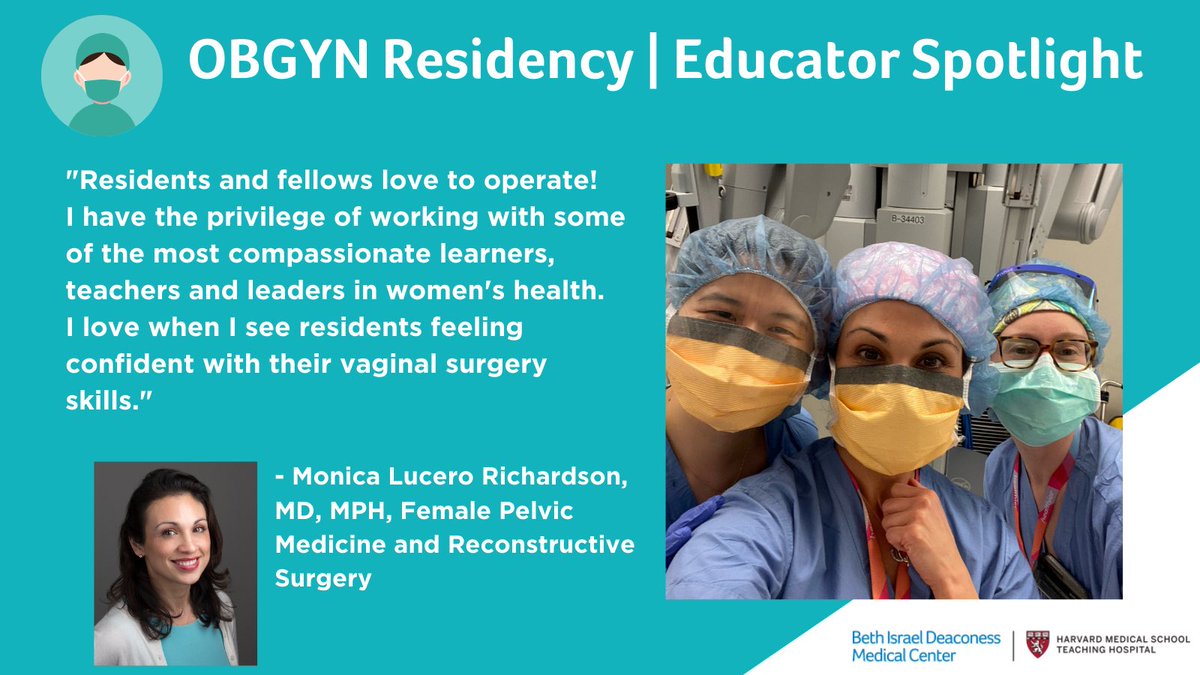 BIDMC OBGYN Residency at Harvard Medical School (@bidmcobgynrez) on Twitter photo āļø Educator Spotlight Series āļø Originally from Texas, Monica Richardson, MD, MPH, completed <a href="/UMassOBGYNRes/">UMass Chan OBGYN Residency Program</a> and <a href="/StanfordMed/">Stanford Medicine</a> fellowship before joining us at <a href="/BIDMChealth/">BIDMC</a> as the FPRMS Fellowship Asst Program Director. Thank you, Dr. Richardson, for all of your wisdom in the OR! āļø Educator Spotlight Series āļø Originally from Texas, Monica Richardson, MD, MPH, completed <a href="/UMassOBGYNRes/">UMass Chan OBGYN Residency Program</a> and <a href="/StanfordMed/">Stanford Medicine</a> fellowship before joining us at <a href="/BIDMChealth/">BIDMC</a> as the FPRMS Fellowship Asst Program Director. Thank you, Dr. Richardson, for all of your wisdom in the OR!
