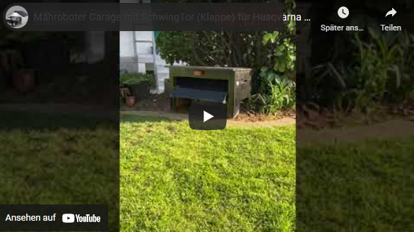 Wieder ein zufriedener Kunde der seinen Automower 305 mit <a href="/RoboHut/">Rasen Mähroboter Garage / robotic lawn mower garag</a> schützt

Das wunderbare an unseren Garagen ist dass sie diese ganz nach Ihrem Geschmack gestalten!

DANKE HERBERT FÜR DAS TOLLE VIDEO
#gardenaccessories #automower
Video: youtu.be/gHdzRG68kCA