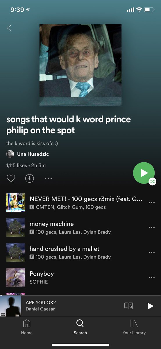 prince phillip must’ve listened to one of these bad boys