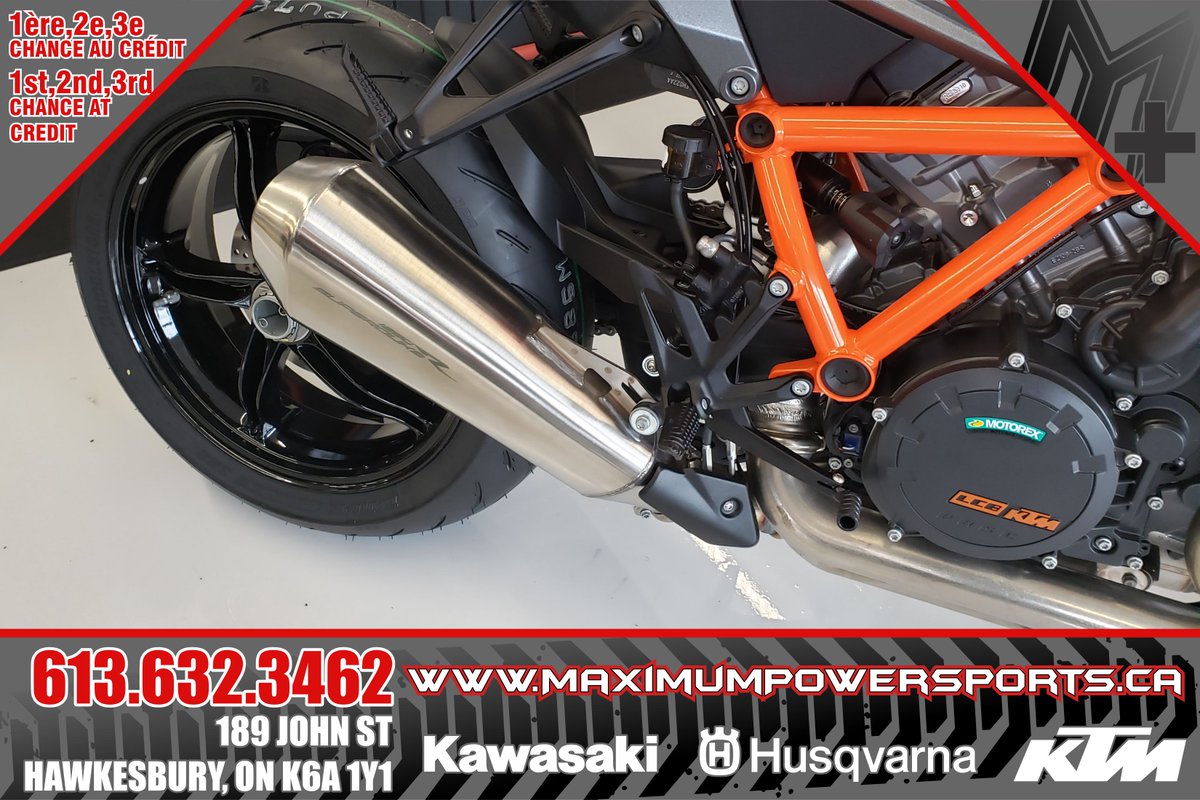 MaximumPowerSp's tweet photo. 2021 KTM 1290 SUPER DUKE R
Imagine riding this beast for only $56.41 a week!
Give us a call to book a visit 613-632-3462
$21,094 +tx

#ktmcanada https://t.co/pZoXCfwhXG