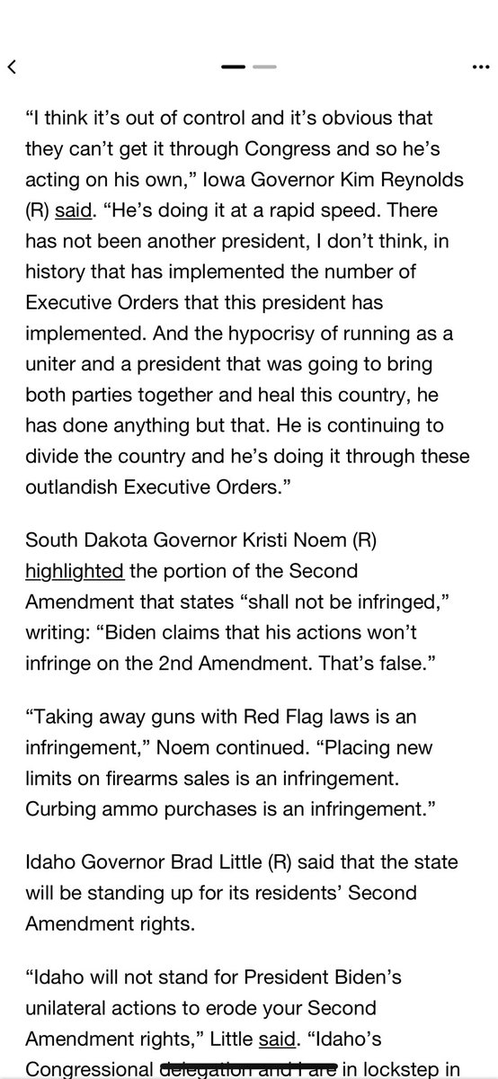 bubbahicks33's tweet photo. What our Governor Kim Reynolds said against Biden’s garbage gun legislation makes me so happy to live in Iowa and so happy with the job she is doing! #2ndAmendment #iowa #bidenisgarbage https://t.co/rIKHqzBaxu