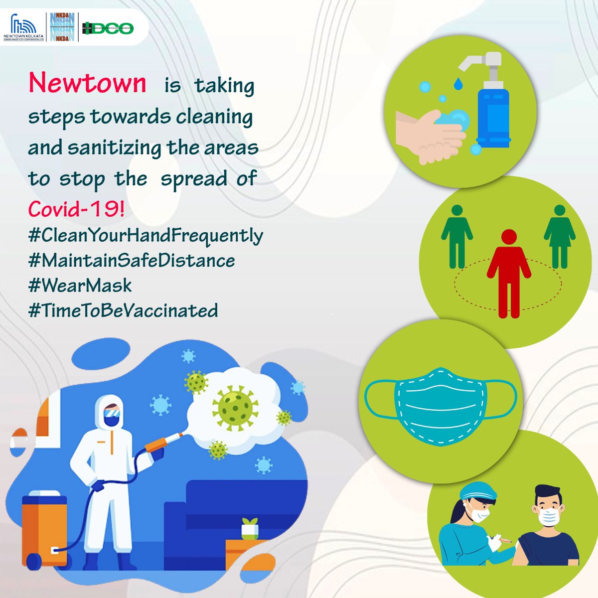 MridulSen777's tweet photo. Let's play our part in making the society safer for everyone! Put on a face mask when in public places and maintain safe distance!
#TrustHIDCO #WearMask #MaintainSafeDistance https://t.co/i8wkp8Hemt