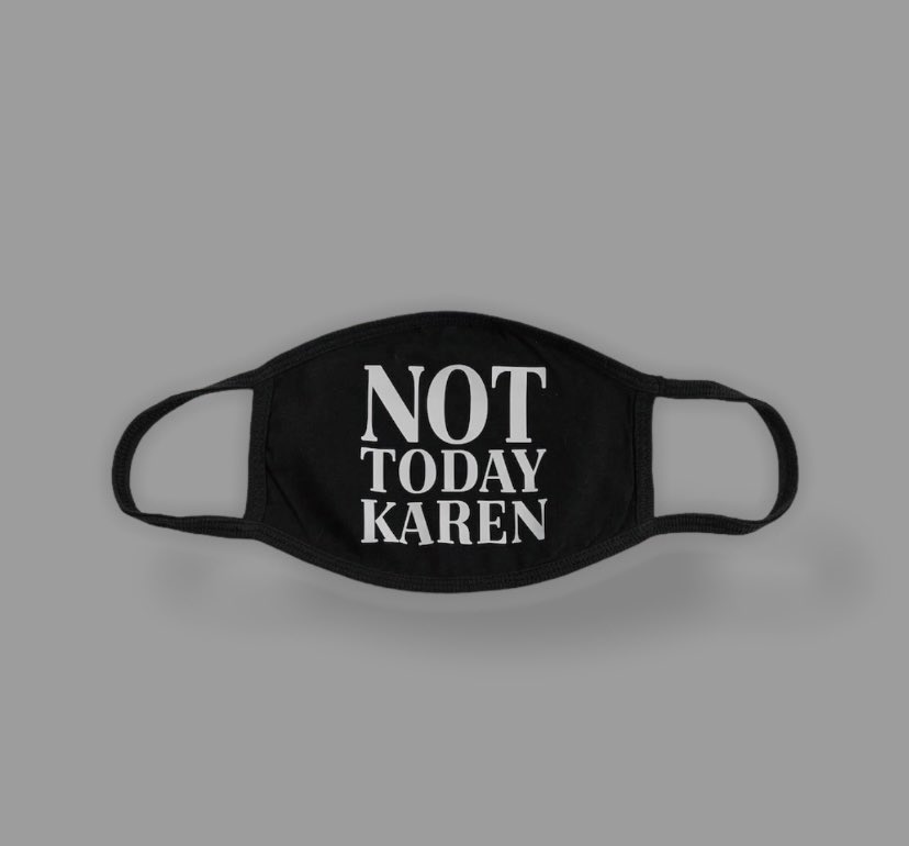 RazerCutDesign's tweet photo. We made the decal but it just seemed right to be made into a mask. 😷“Not Today Karen Masks” will be $10! #nottodaykaren #karensgonewild #Karenstrikesagain #SmallBusiness #SupportSmallBusinesses #mask #maskupamerica https://t.co/BZycqviEID