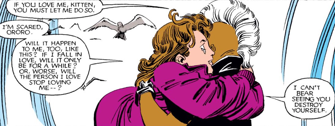...that UXM #180 brings some form of resolution to the tensions between the two, because if I'm being frank, Kitty's attitude was quickly becoming... grating.The two women embrace- not as mother & daughter- but more importantly, as friends.Kitty still might not understand...